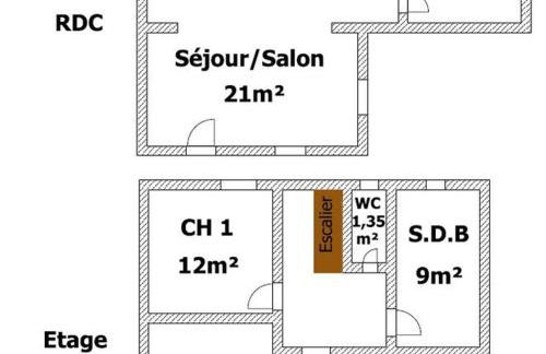 Charmante maison ancienne rénovée avec jardin privé, 5 couchages - FR-1-426-171 - Photo 2