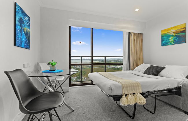 Sea City Views Takapuna Studio w Carpark - Foto 4