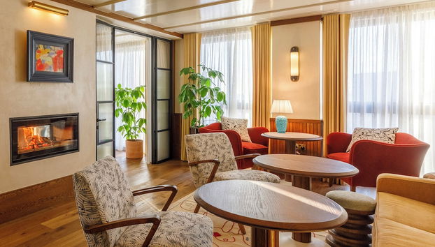 Sala de estar do lobby