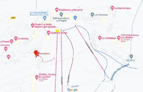 Chalet La Plagne Montalbert Pied des Pistes - Foto 9