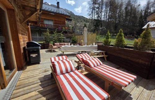Chalet La Tanière 14 Pers - piscine chauffée et sauna - Vars Saint Marcellin - Foto 4