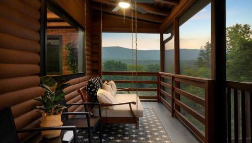 Riverside Rose Cabin: Luxe*LogCabin*MtnView*Sleeps12*Secluded*Shenandoah - Foto 3