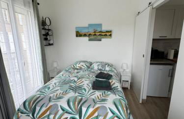 Cosy Loire, T2 neuf, front de Loire ,vue cathédrale,5min à pied centre ville et parking privé - Foto 2