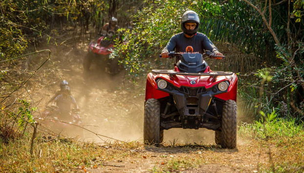 Enjoying the quad tour