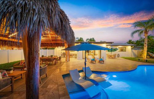 Tiki Hut Paradise Mins to Beach w Fire Pit - Foto 47