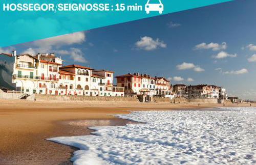 Le Cosy & Reposant, 3 étoiles, 6p, 7 min Océan & Plage, - Foto 33