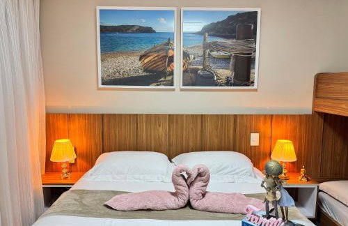 Magnífico APARTAMENTO de Charme - 3 quartos AR CONDICIONADOS SPLIT - Beira Mar, 2 banheiros, 2 Vagas Garagem, 4 Varandas, 2 Elevadores, Redes para Descanso, Wi-Fi, Air Fryer, Disney Plus, HBO Max, Cadeiras de Praia e Caixa Térmica - Photo 20