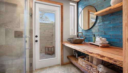 Secluded Luxury Couples cabin Sauna Pool - Foto 4, Shower