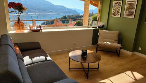 La Maison du Plongeoir 14 pers grande terrasse vue lac de Serre Ponçon - Foto 1