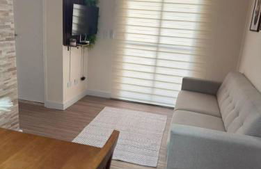 Apto Mobiliado 15 m Aero Gru Garagem - Foto 14