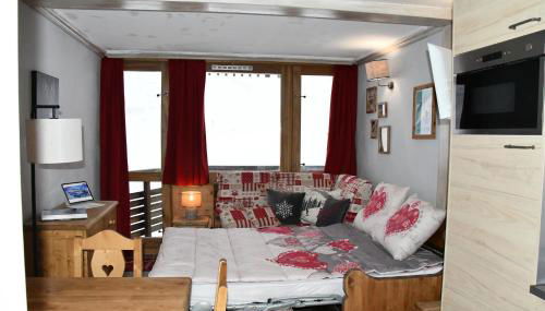 Studio La Plagne Aime 2000 Paquebot Des Neiges Vue Pistes - Foto 4