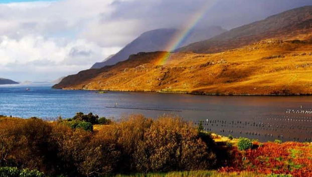 Parajes irlandeses de Killary