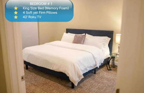 Cozy 3BR 2BA Retreat, Fast Wi-Fi, Free Parking -A- - Foto 2