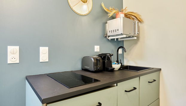 Charming Studio Center of Paris With AC - Foto 5, Cocina privada