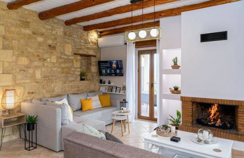 Stone villa Halepa panoramic view, private pool,big garden & quiet - Foto 50