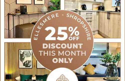 Sleeps 2 -Central Ellesmere -Parking - PetFriendly - Foto 1