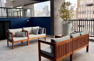 Apartamento completo no Minhocão com piscina rooftop e academia - Foto 25