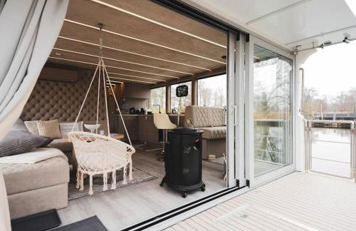 Deine schwimmende Auszeit auf dem Wasser - Festlieger Hausboot Tortuga - Foto 17