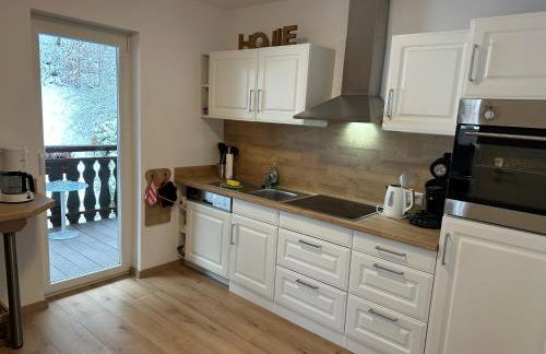 Ferienwohnung am Wald mit Garten & Hot-Tub & Alpakas - Foto 26