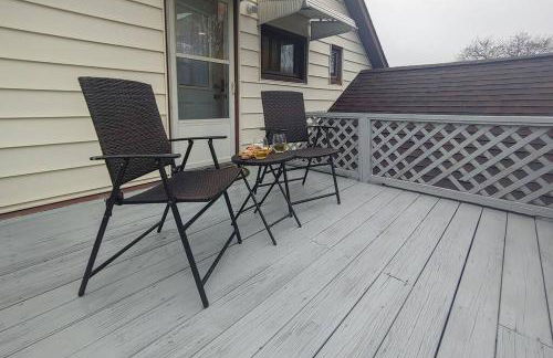 Historic w/deck, king bed & air by Lake Michigan - Foto 13