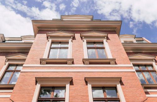 Deluxe Apartments mit Arbeitsplatz im Denkmalhaus, beste und ruhige zentrale Lage von Halle Saale WE1 - Foto 18