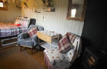 Oakley View Shepherds Hut with hot tub - Photo 43