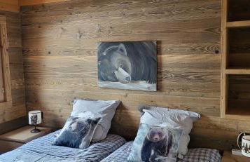 Chalet La Plagne Montalbert 50m des pistes - Foto 16