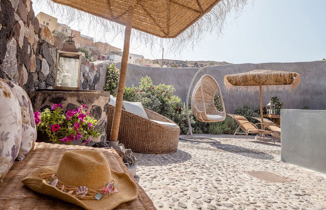 Rock Villas - Emporio | Pool, Jacuzzi, Castle View - Foto 22