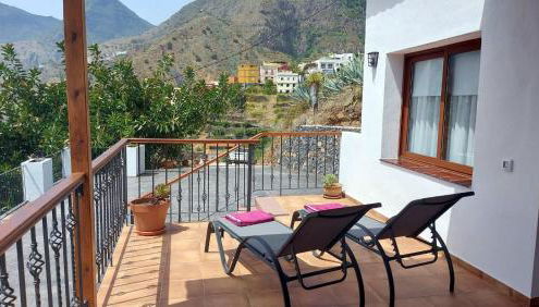 Casa La Sabina Roja 1 - Casa con impresionantes vistas sobre Hermigua y el mar - Foto 2, sunbed