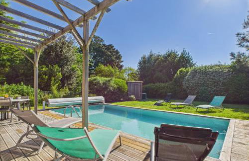 Piscine chauffée - 750m plage - 4 adultes - 4 enfants - Foto 1