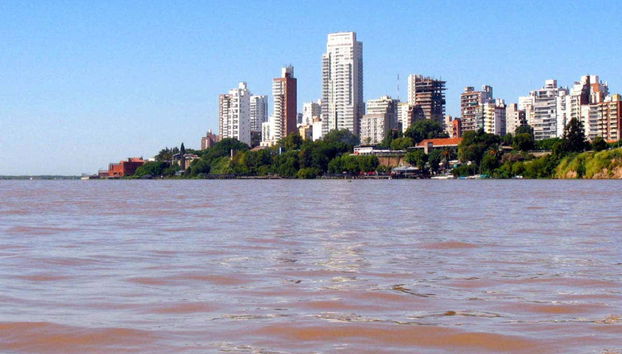 Rosario vista desde la lancha