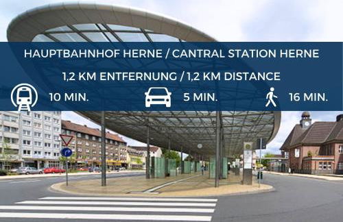 RtR Apartment Herne - Für bis zu 2 Personen - Voll ausgestattet - Zentrum - Smart TV - WIFI - Modern - Foto 18