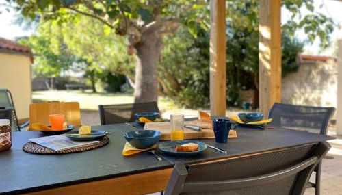 Villa Paulownia - à 1,2km des plages - tout confort au coeur du bourg - Foto 2