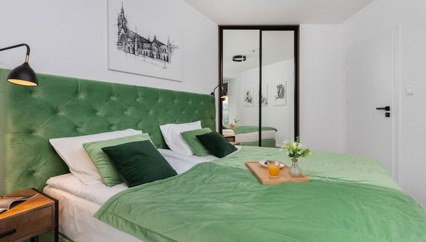 Green Apartment in Gdansk by Renters - Foto 2, Habitación