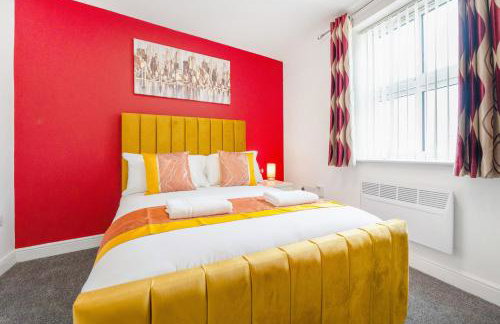 NEW! Stylish 5-Bed Apartment in Stockton-on-tees by Stay With Us, Perfect for Contractors & Large Groups, FREE Parking! - Foto 33