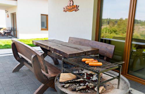 Malinowe Wzgórze domki 90 m2 z sauną i balią - Foto 13