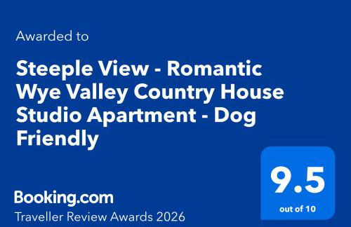 Steeple View - Romantic Wye Valley Country House Studio Apartment - Dog Friendly - Foto 10