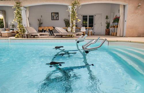 Villa Madiana - "Le Diamant" climatisée, piscine privée chaufffée, Fitness,proche Cannes, Grasse - Foto 8