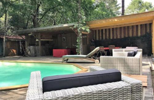 Cap Ferret Villa Grand Chalet Bois - Foto 16