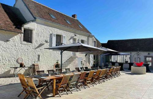 Le Verger Des Pierres Blanches,11 chambres,11 wc, 8 sdbs,pool chauffée 11 m 35p - Foto 4