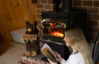 Retro A-Frame Cabin - Hot tub Firepit & Fireplace - Foto 8