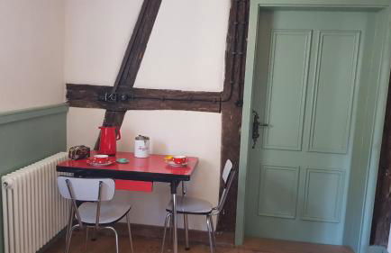 Historisches Fachwerkhaus "Hoher Hirschen" mit romantischem Hof und Garten - Charmantes Studio und grosses, museales Apartment - Foto 12