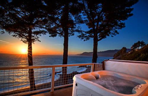Gorgeous Oceanview, by OceanviewHotTubs Oceanfront! Shelter Cove, CA Tesla EV Station - Foto 43