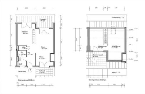 Appartement mit Dachterrasse und Schloßblick - Foto 17