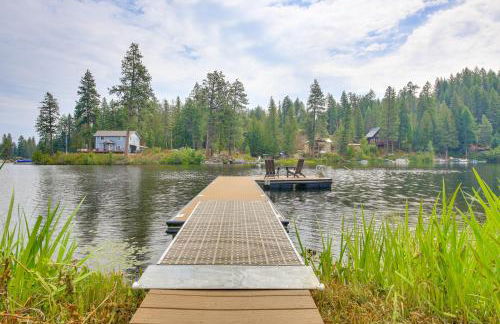 Steps to Sacheen Lake Cute Studio Cabin with Deck - Foto 23
