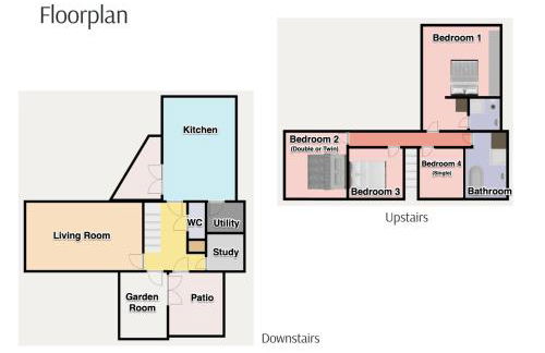 Vauxhall Cottage, Chepstow - 4 Bedroom Pet-Friendly Home with Private Fenced Garden, Walk to Town and Castle - Foto 5