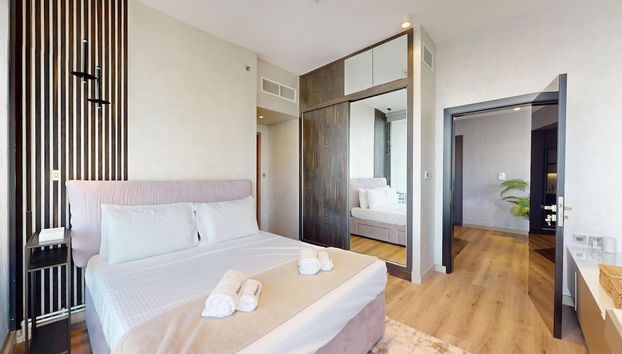 Primestay - LIV 1BR Marina View - Dubai - Foto 4, Habitación