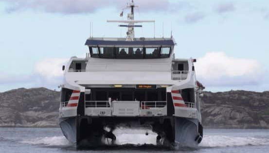 Viajando en el ferry rumbo a Fläm