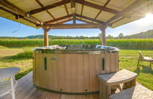Hot Tub and Creek Views Secluded Perryville Cabin - Foto 24