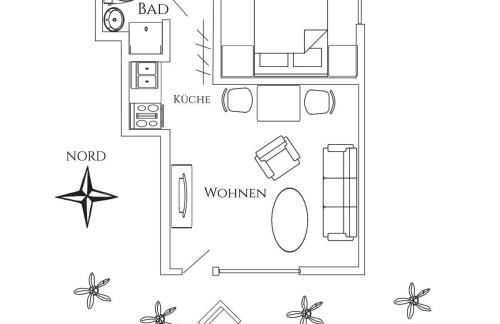 Antares Spiekerooger Gästehaus-Sonnengartenbalkon Süd mit Blick aufs Wattenmeer - Wohnung 7 - Foto 16